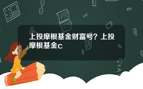 上投摩根基金财富号？上投摩根基金c