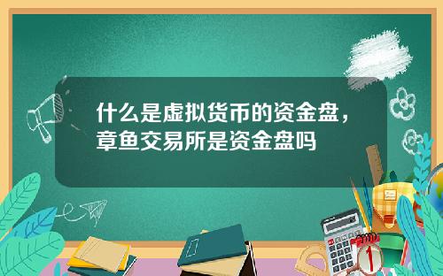 什么是虚拟货币的资金盘，章鱼交易所是资金盘吗