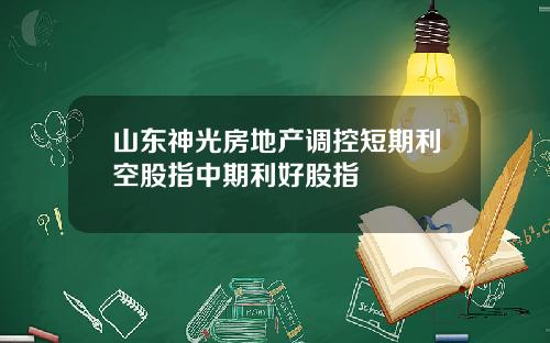 山东神光房地产调控短期利空股指中期利好股指