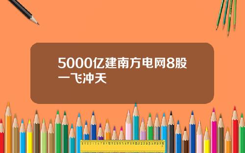 5000亿建南方电网8股一飞冲天