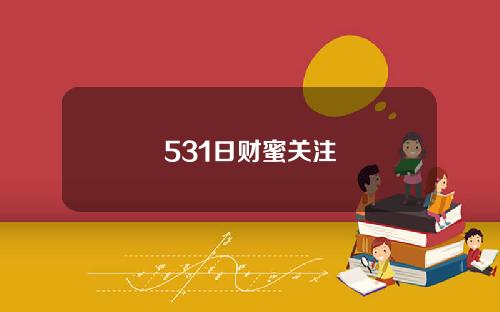 531日财蜜关注