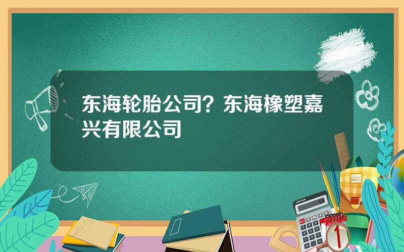 东海轮胎公司？东海橡塑嘉兴有限公司